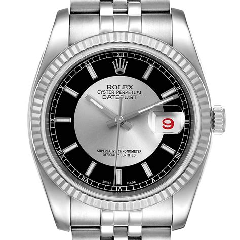 rolex datejust 116234 tuxedo|Rolex Datejust 116234 men's watch.